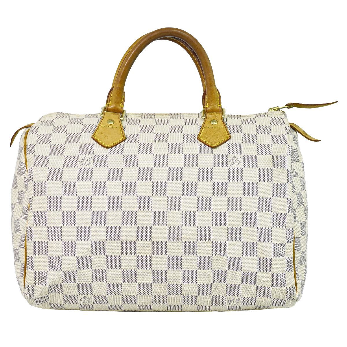 Louis Vuitton LV Speedy 30 Damier Azur Mini Boston Bag White