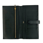 Hermes Bearn Souffle Veau Epsom Wallet Bill Purse Coin Black — view 7