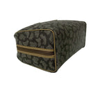 Saint Laurent YSL Logo Giraffe Pattern Leather Boston Bag Beige Brown — view 7