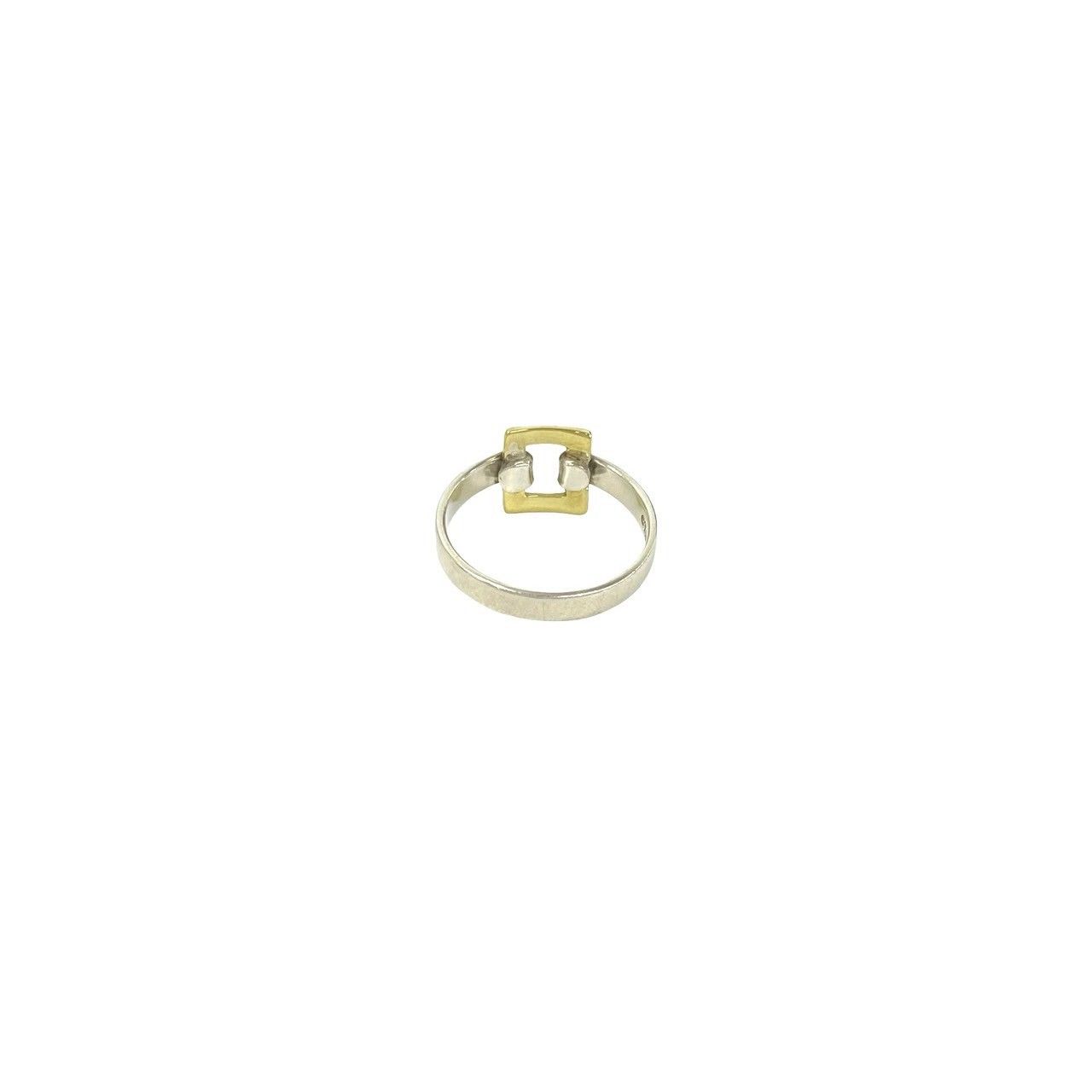 Tiffany & Co Vintage Open Square Ring 925 Sterling Silver — view 6