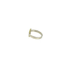 Tiffany & Co Vintage Open Square Ring 925 Sterling Silver — view 4