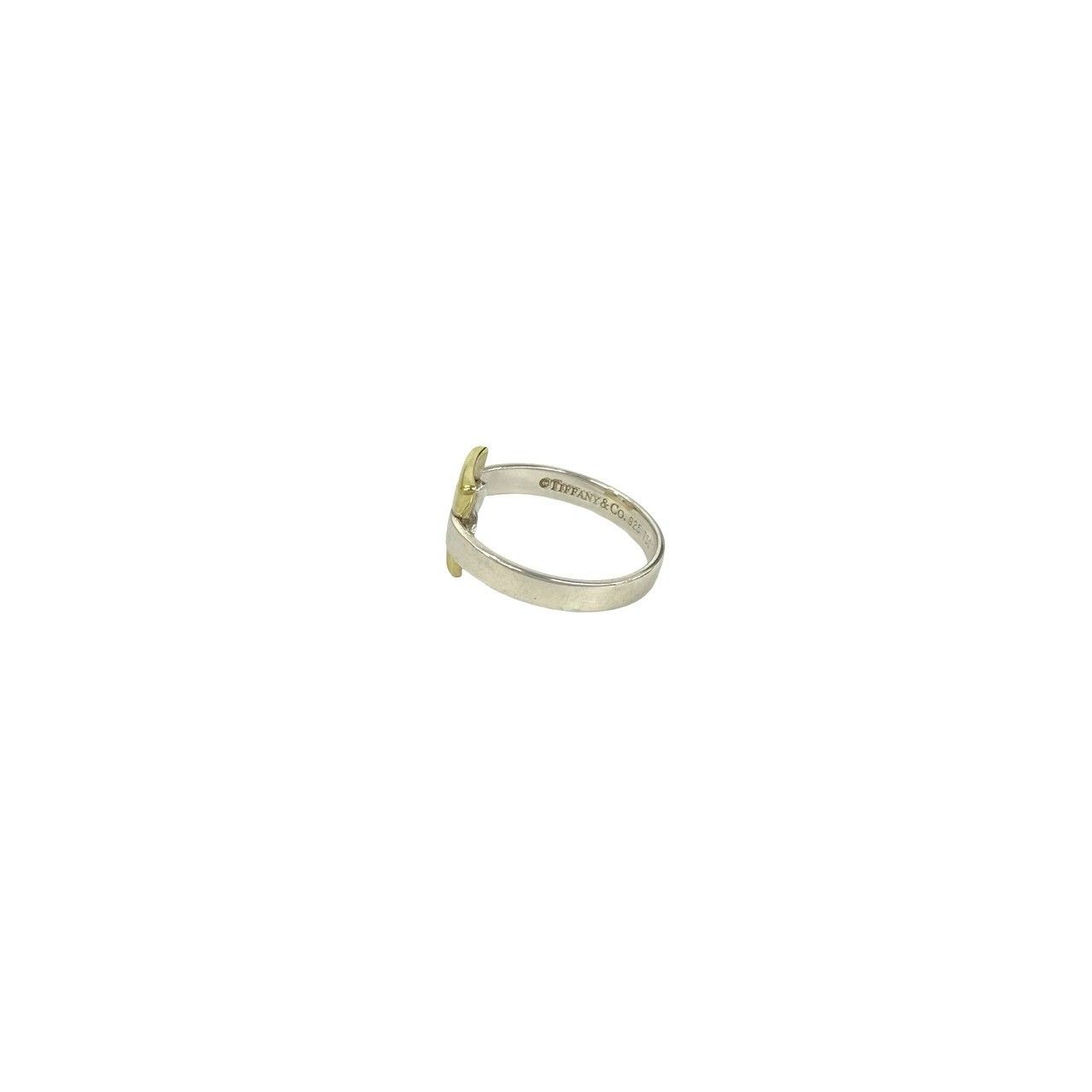 Tiffany & Co Vintage Open Square Ring 925 Sterling Silver — view 4