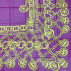 Celine Large Cm Silk Scarf Shawl Pink — view 5