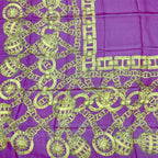 Celine Large Cm Silk Scarf Shawl Pink — view 4