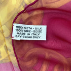 Celine Large Cm Silk Scarf Shawl Pink — view 8