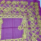 Celine Large Cm Silk Scarf Shawl Pink — view 3