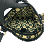 Gucci Sherry Line GG Canvas Pattern Shoulder Bag Pochette Crossbody Black — view 9