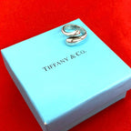 Tiffany & Co Elongated Teardrop Ring Elsa Peretti 925 Sterling Silver