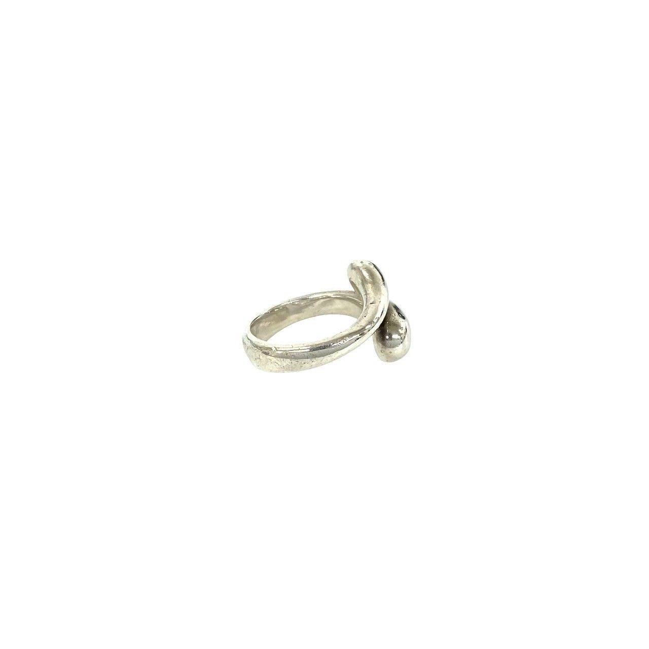 Tiffany & Co Elongated Teardrop Ring Elsa Peretti 925 Sterling Silver — view 5