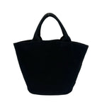 Prada Canapa Logo Canvas 2-Way Tote Shoulder Bag Bucket Black — view 3