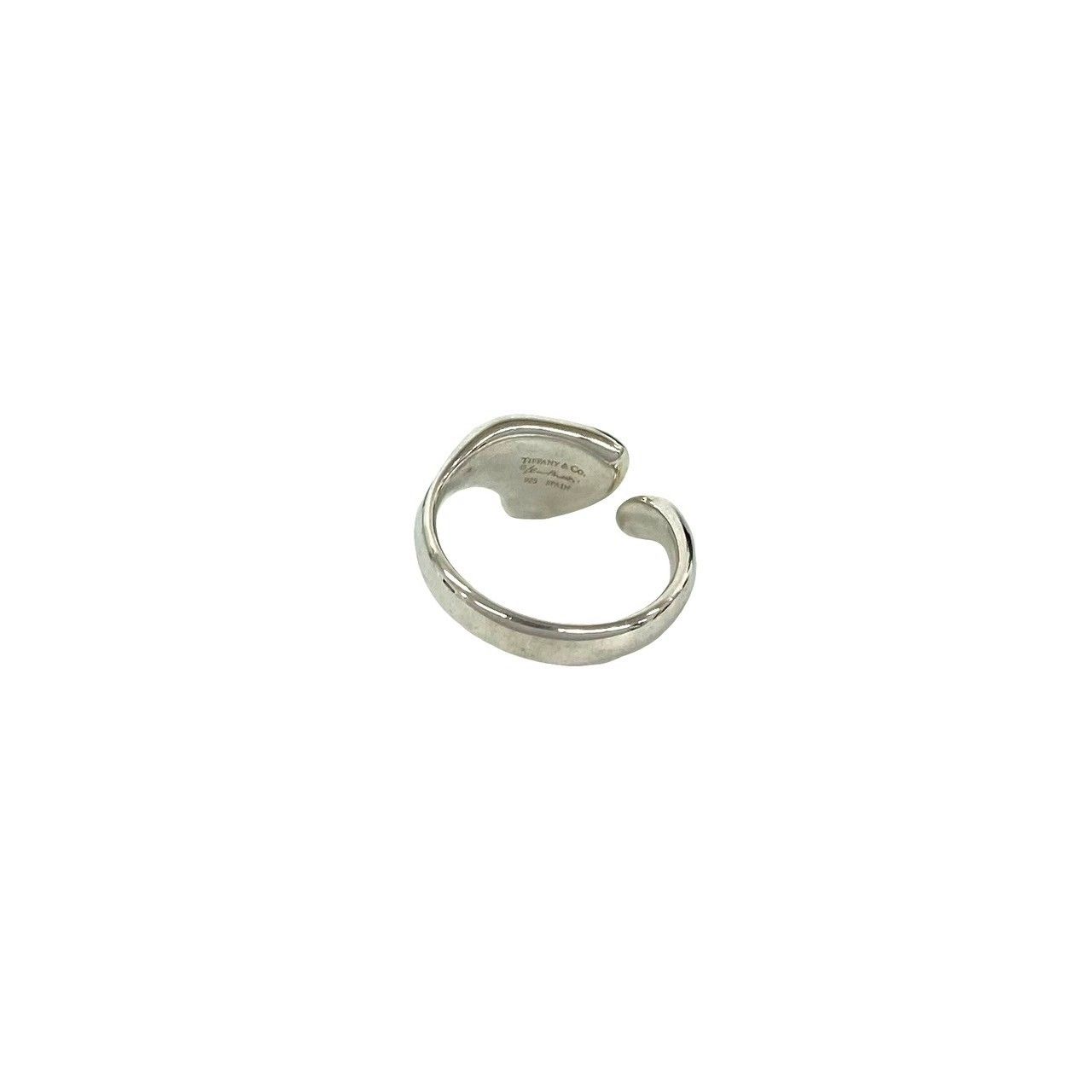 Tiffany & Co Vintage Full Heart Ring 925 Sterling Silver — view 6