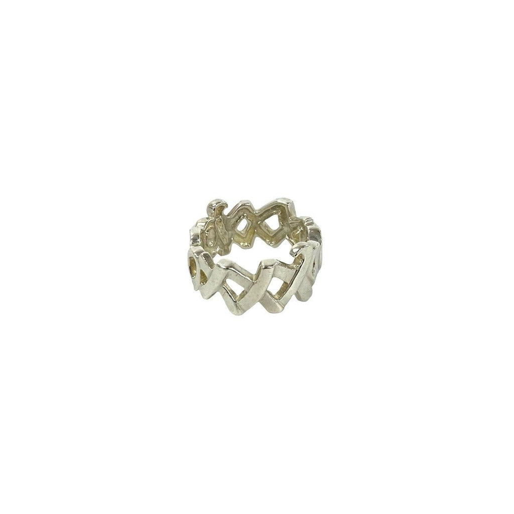 Tiffany & Co Love Kiss Ring 925 Sterling Silver — view 6