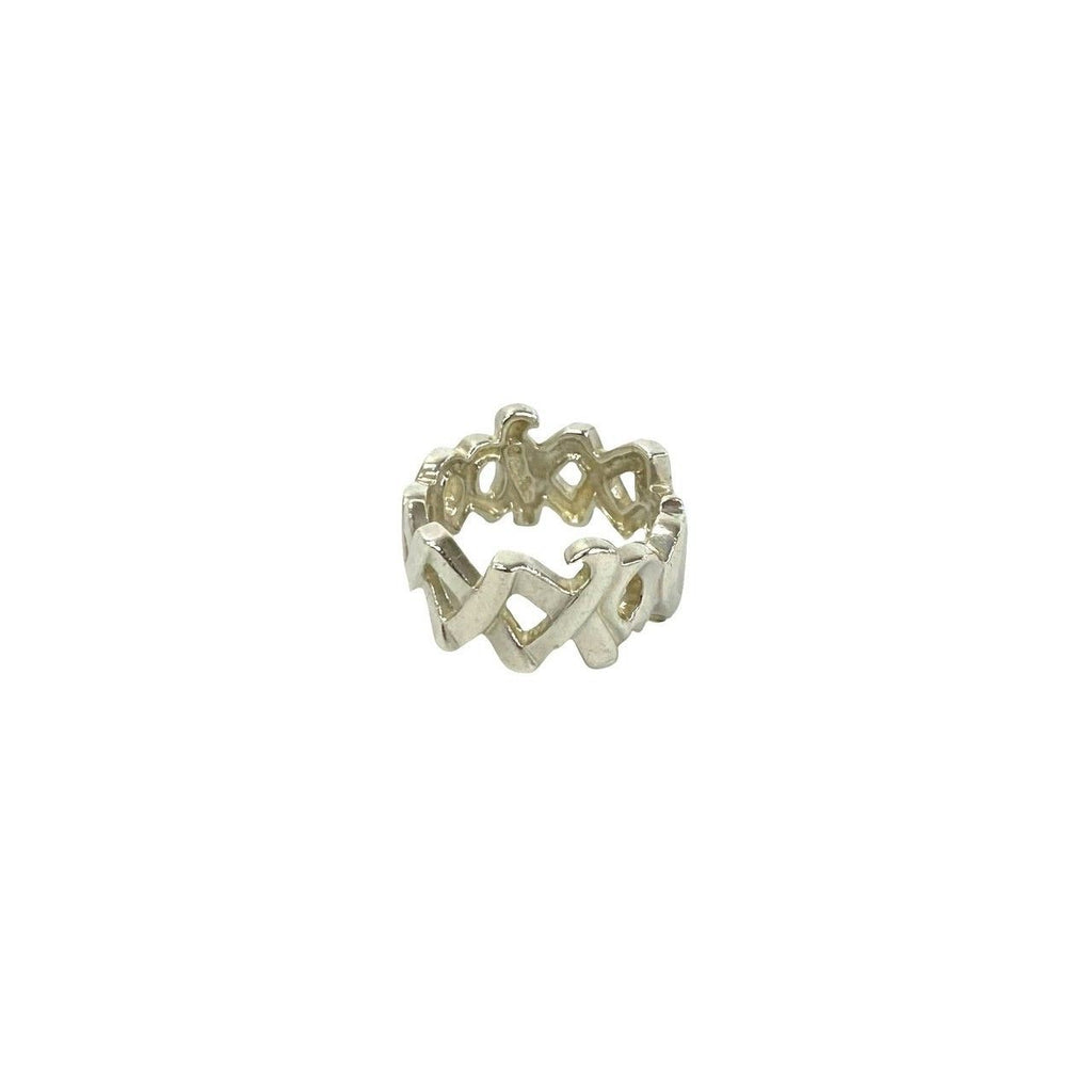 Tiffany & Co Love Kiss Ring 925 Sterling Silver — view 5