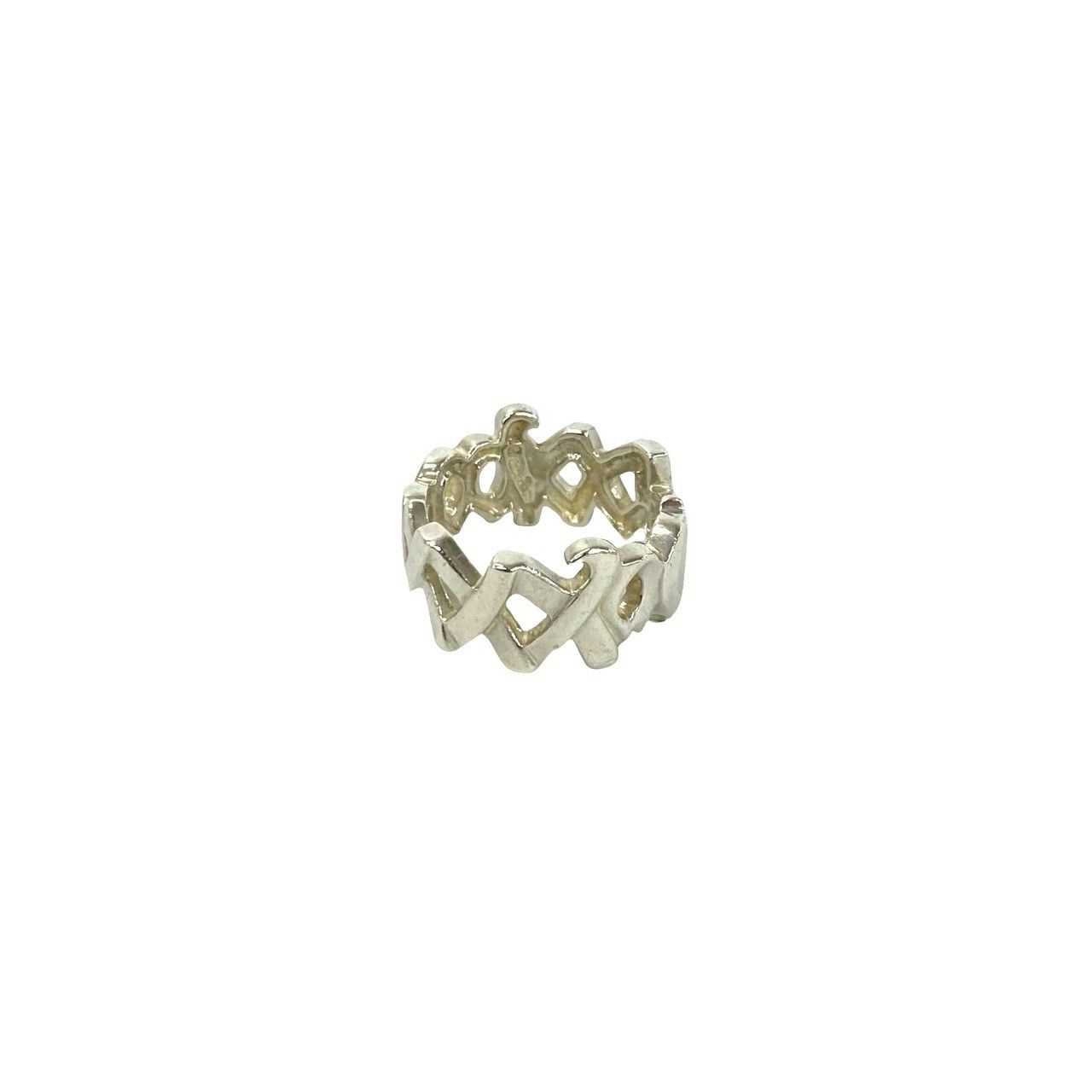 Tiffany & Co Love Kiss Ring 925 Sterling Silver — view 5