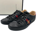 Gucci Sneakers Leather Bee Embroidery Bee Sherry Line Black
