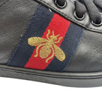 Gucci Sneakers Leather Bee Embroidery Bee Sherry Line Black — view 7