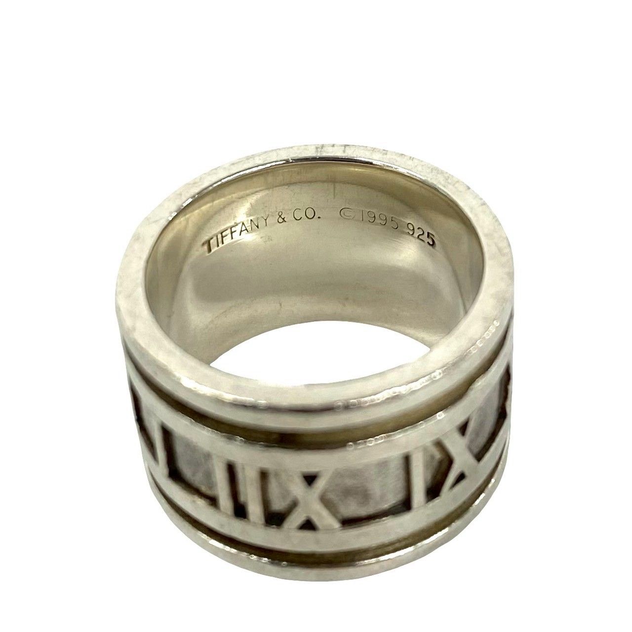 Tiffany & Co Vintage Atlas Wide Ring 925 Sterling Silver — view 3