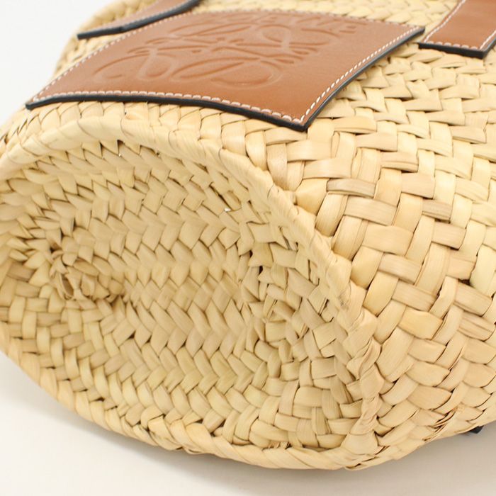 Loewe Basket Bag Small Anagram Palm Leaf — view 5