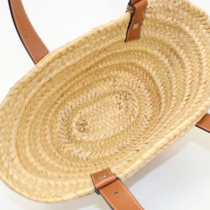 Loewe Basket Bag Small Anagram Palm Leaf — view 3