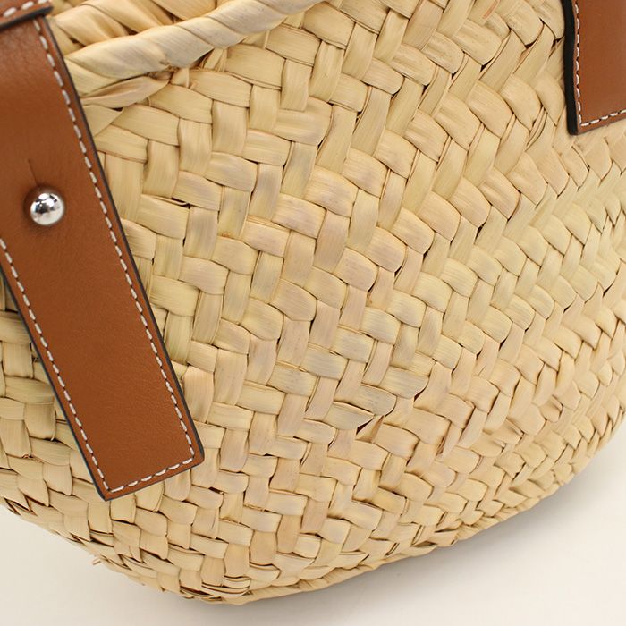 Loewe Basket Bag Small Anagram Palm Leaf — view 7