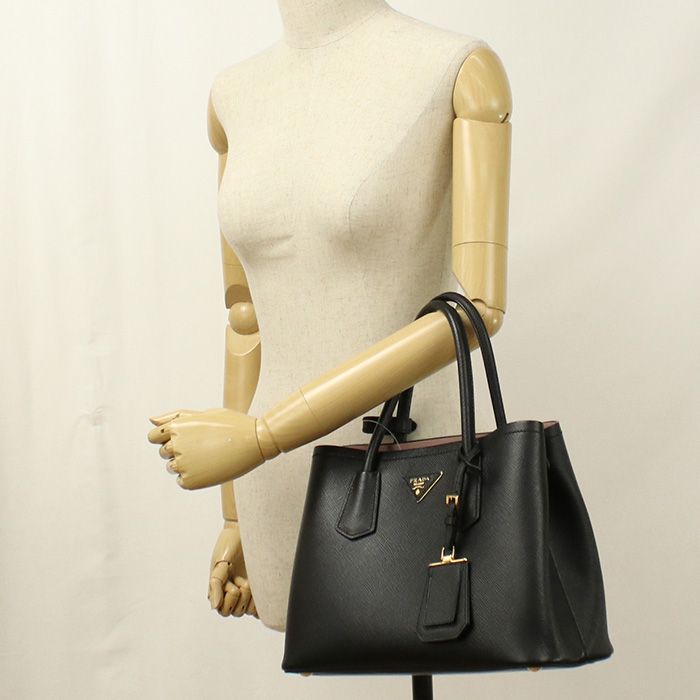 Prada 2-Way Saffiano Leather Tote — view 9