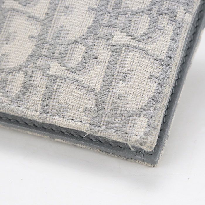 Dior Blue Card Holder Saddle Business Oblique — view 5