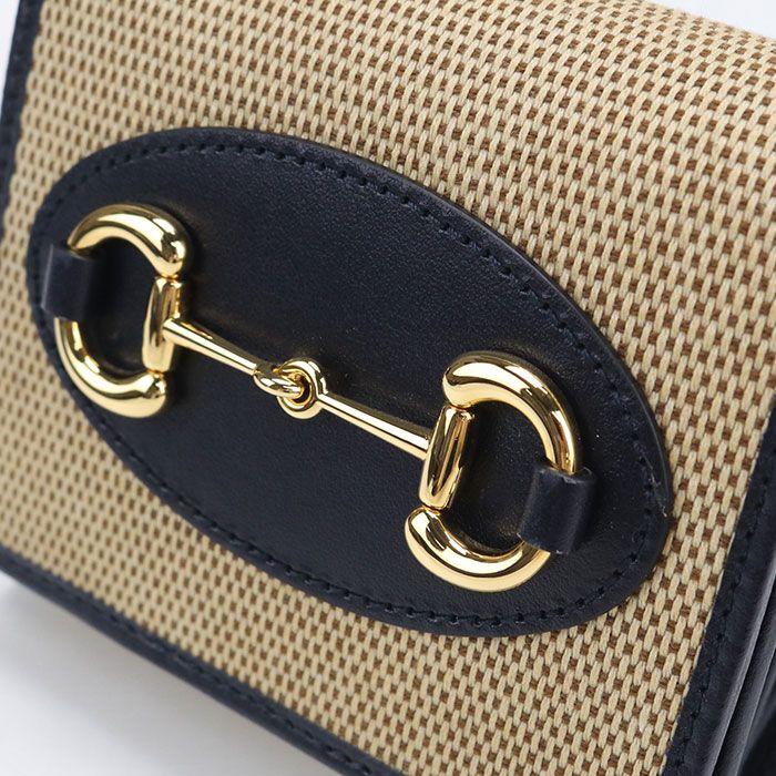 Gucci Horsebit Bifold Wallet Canvas Leather — view 6