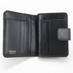 Prada Triangle Leather Wallet Vitello Move Bifold — view 3