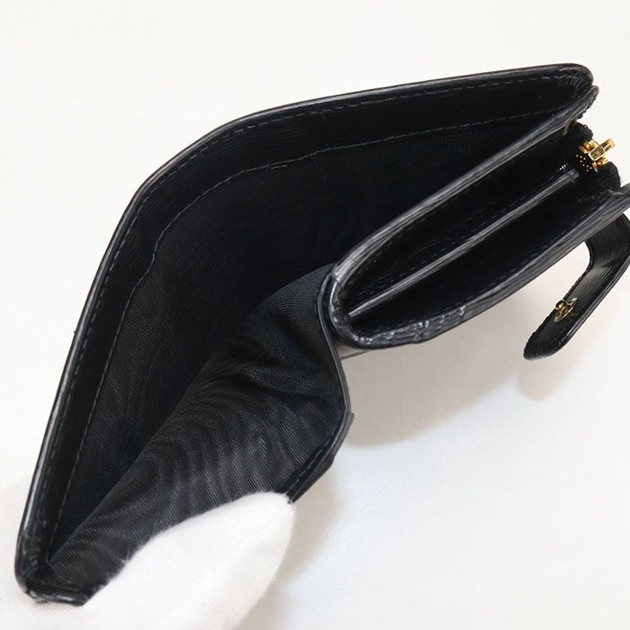 Prada Triangle Leather Wallet Vitello Move Bifold — view 4