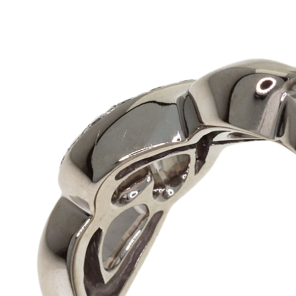 Tiffany & Co Double Loving Heart Diamond Ring 18k White Gold — view 7