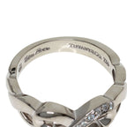 Tiffany & Co Double Loving Heart Diamond Ring 18k White Gold — view 5
