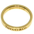 Tiffany & Co Flat Band Ring 18k Yellow Gold — view 4