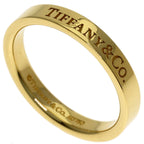 Tiffany & Co Flat Band Ring 18k Yellow Gold
