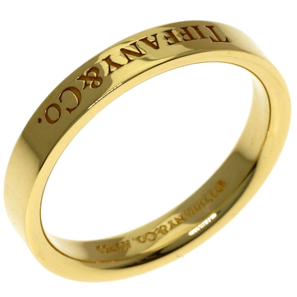 Tiffany & Co Flat Band Ring 18k Yellow Gold — view 2