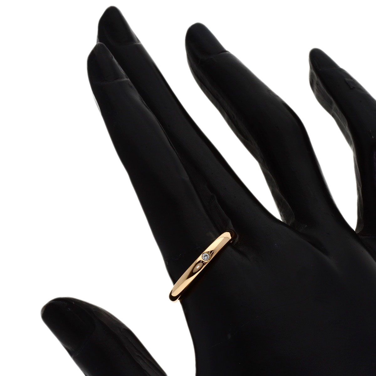 Tiffany & Co Wedding Diamond Ring 18k Pink Gold — view 6