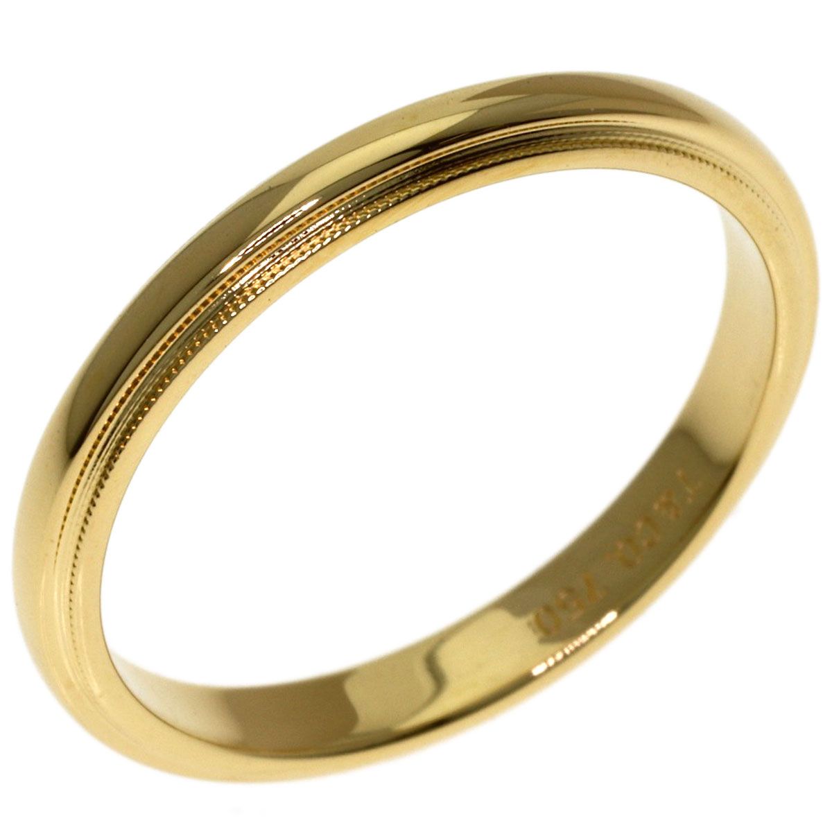 Tiffany & Co Mil Gray Ring 18k Yellow Gold — view 2