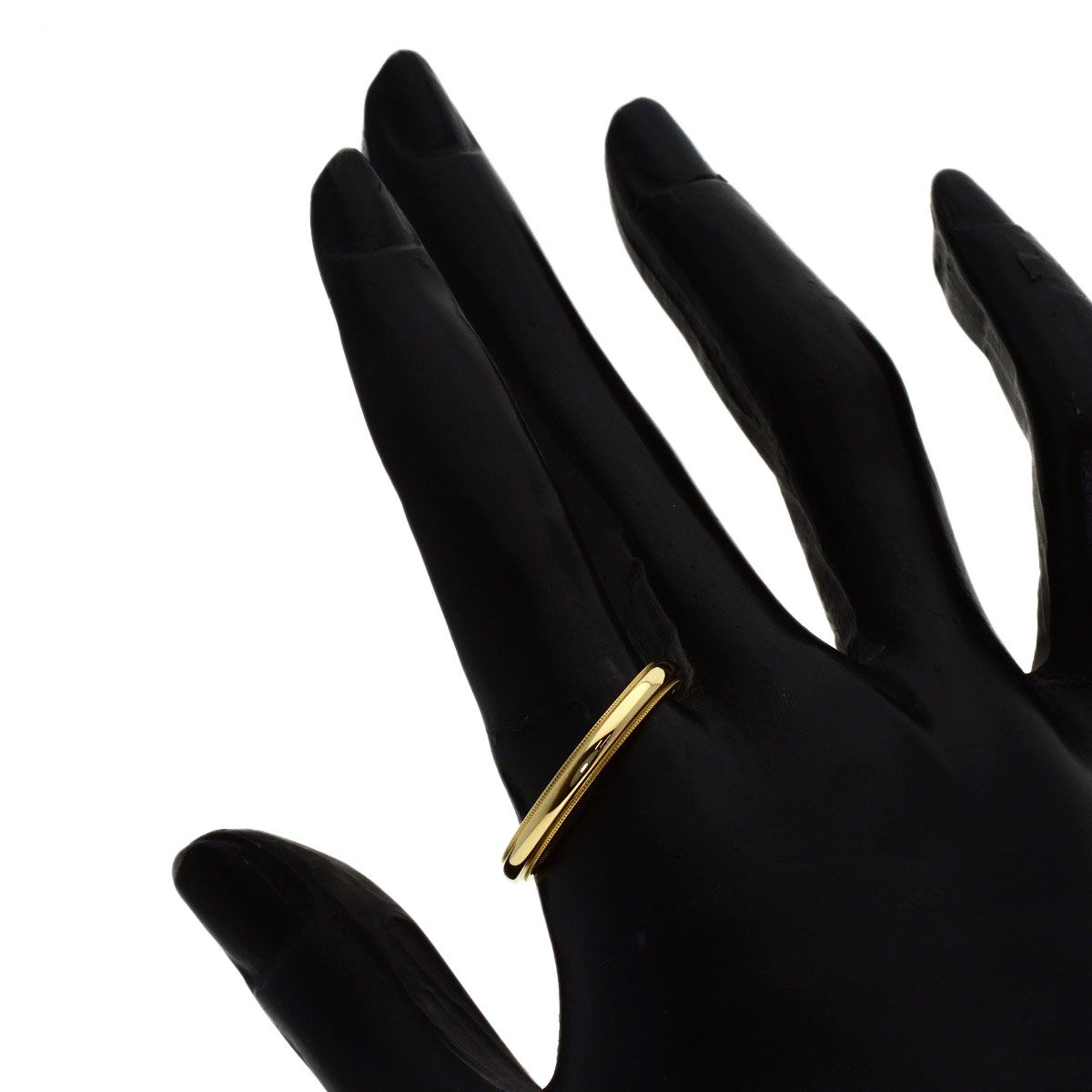 Tiffany & Co Mil Gray Ring 18k Yellow Gold — view 5