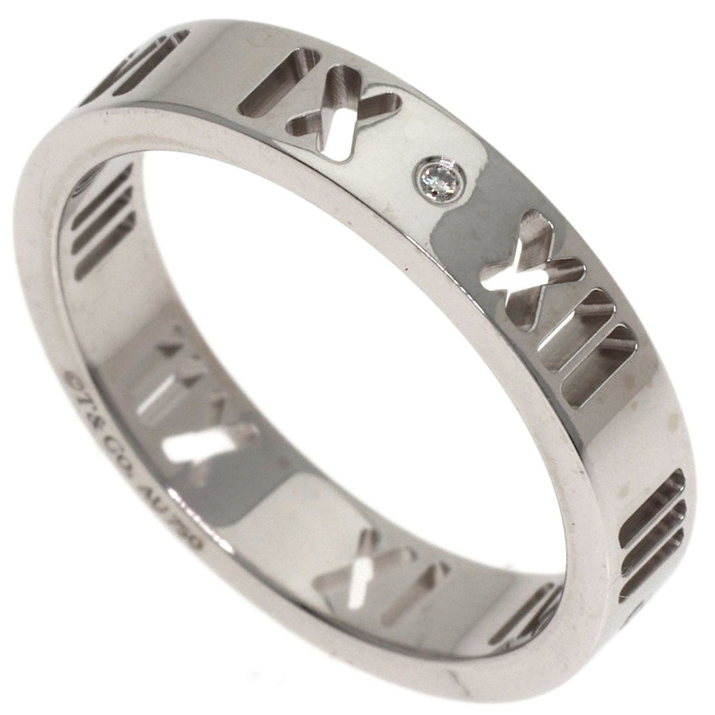 Tiffany & Co Atlas Diamond Ring 18k White Gold