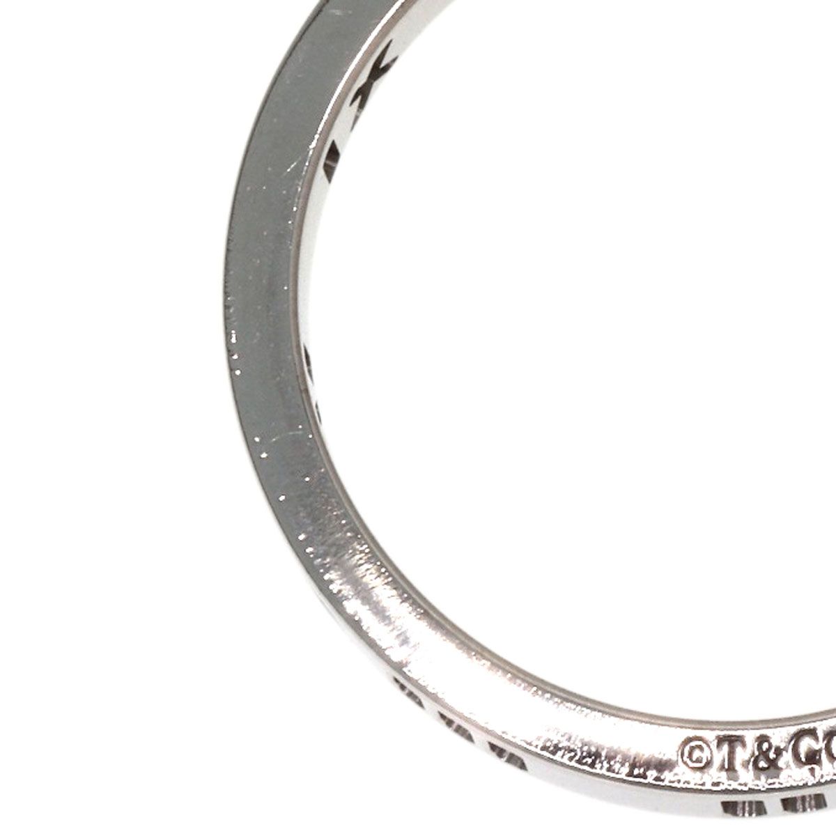 Tiffany & Co Atlas Diamond Ring 18k White Gold — view 7