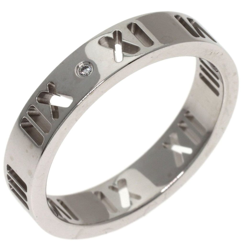 Tiffany & Co Atlas Diamond Ring 18k White Gold — view 2