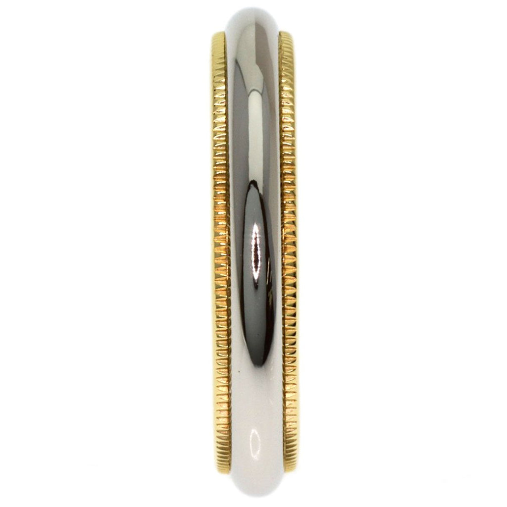 Tiffany & Co Mill Gray Ring 18k Yellow Gold — view 3