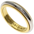 Tiffany & Co Mill Gray Ring 18k Yellow Gold