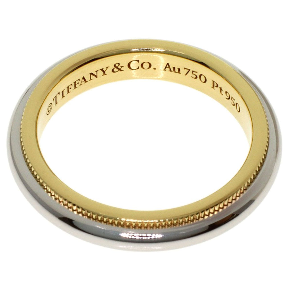 Tiffany & Co Mill Gray Ring 18k Yellow Gold — view 4