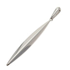 Tiffany & Co Feather Top Pendant 18k White Gold
