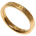 Tiffany & Co Flat Band Ring 18k Pink Gold