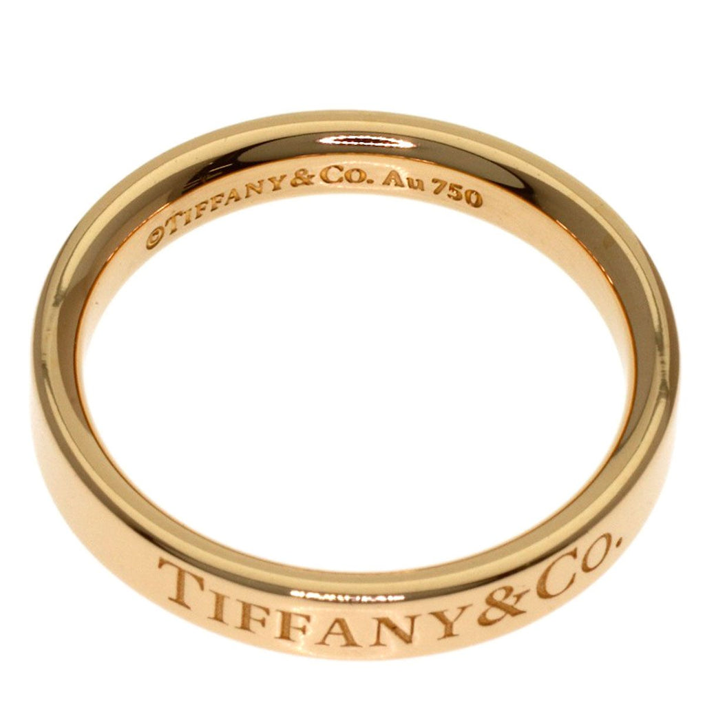 Tiffany & Co Flat Band Ring 18k Pink Gold — view 6