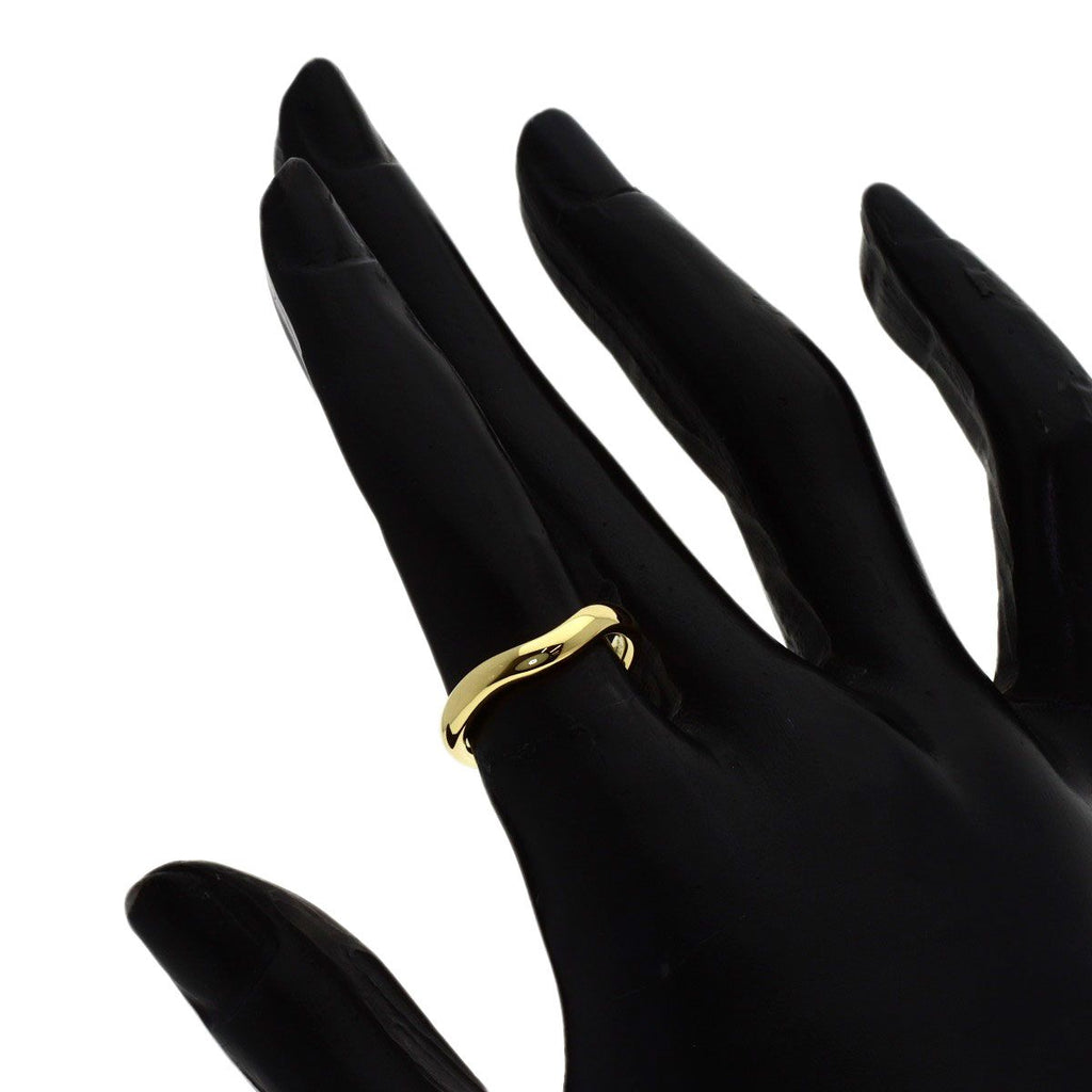 Tiffany & Co T Cube Band Ring 18k Yellow Gold — view 7