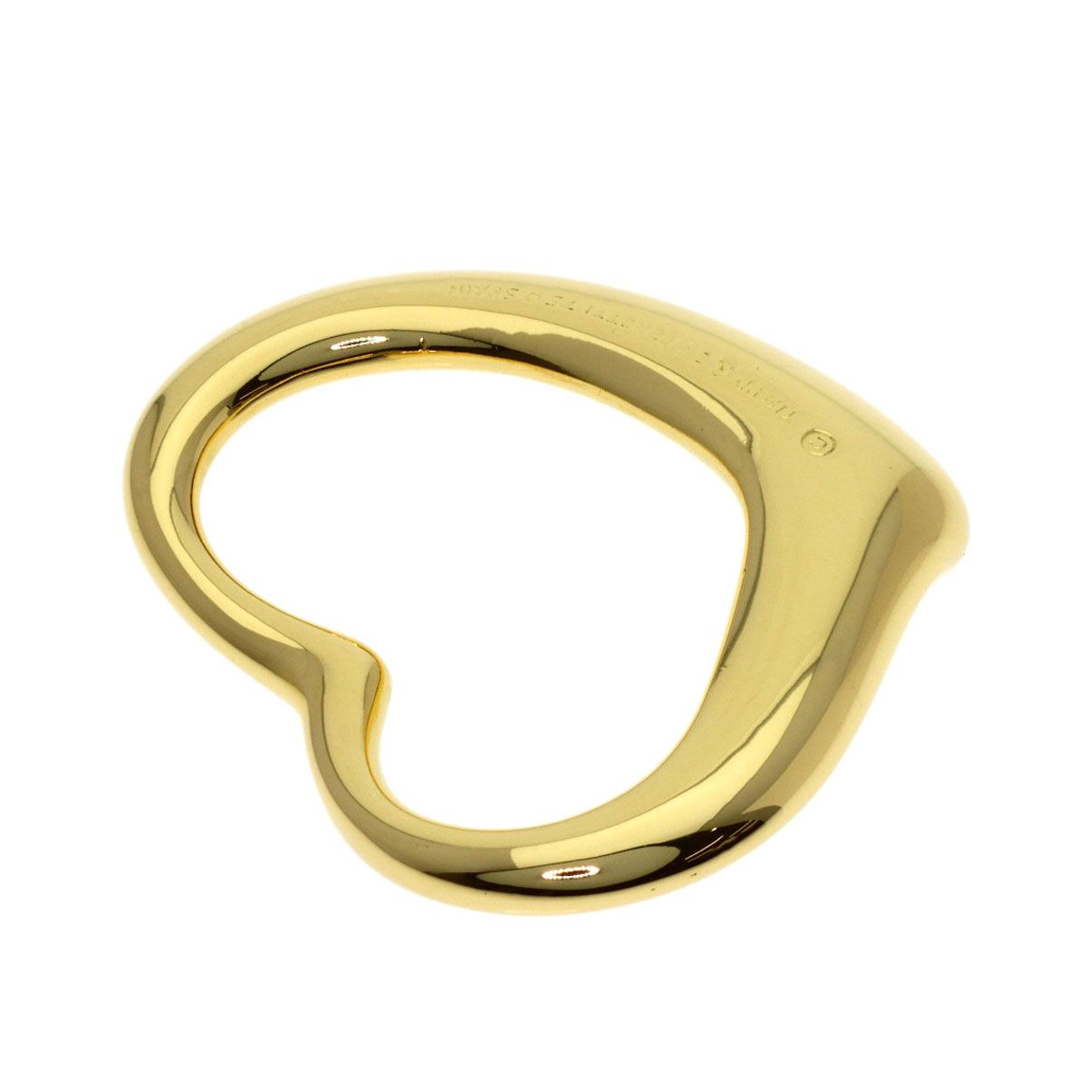 Tiffany & Co Open Heart Pendant 18k Yellow Gold — view 2