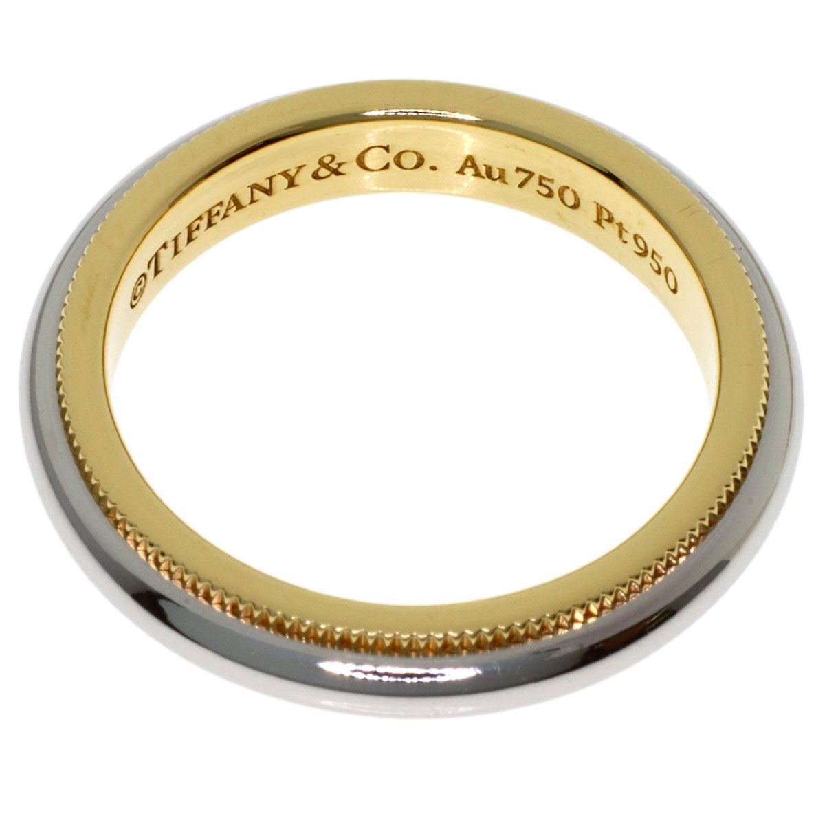 Tiffany & Co Mill Gray Ring 18k Yellow Gold — view 4
