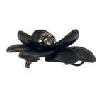 Chanel CC Logo Flower Motif Brooch Metal — view 3